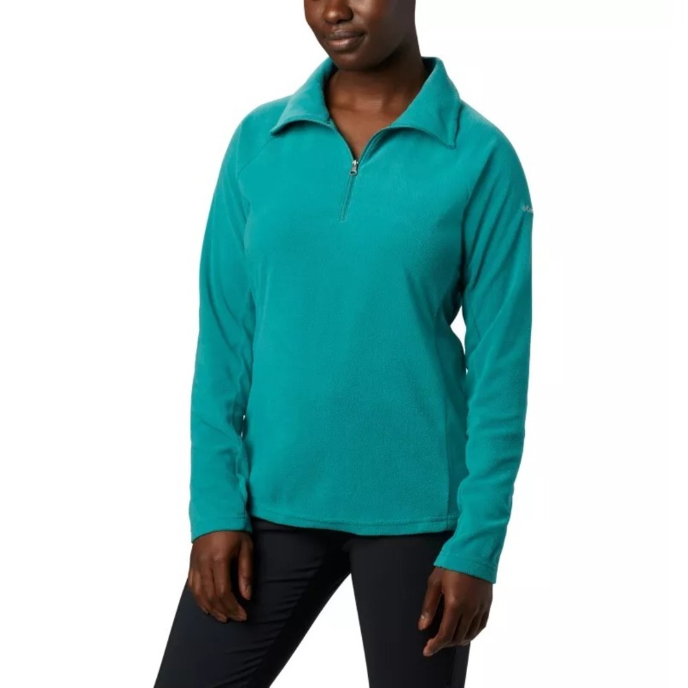 Columbia Women's Glacial IV Jacket 1/2 Zip Fleece Stretch Pullover Size Large